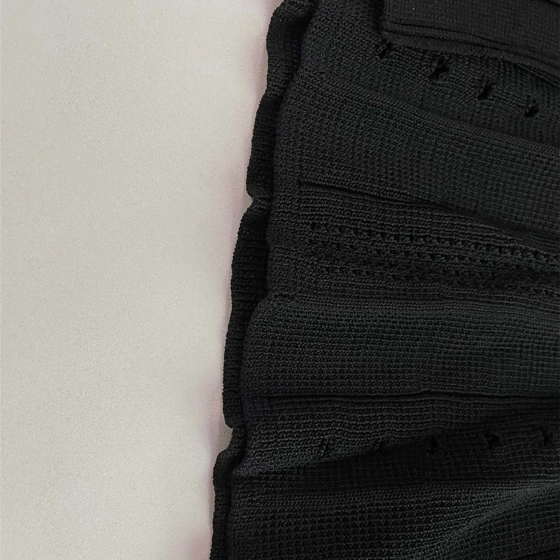 New French Elegant Fragrance High-end Slimming Knitted Mermaid Dress Hollow Slimming Fish Tail Knit Dress