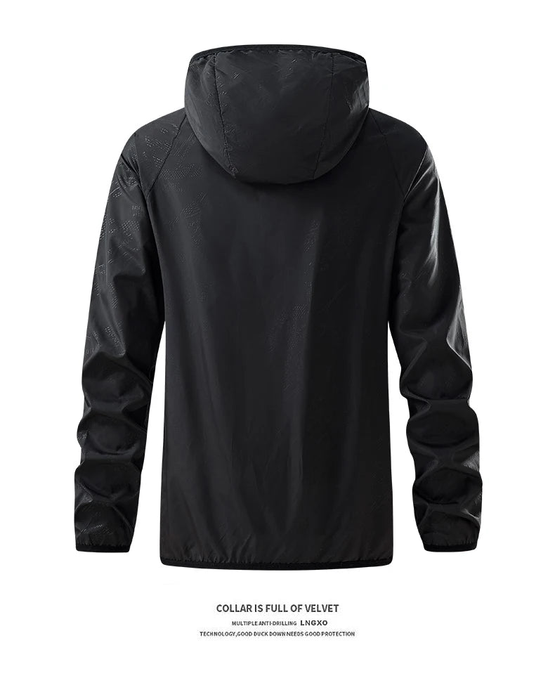 Waterproof Hiking Jackets for Men and Women Sun Protection, Windbreaker, Camping, Climbing,Rain