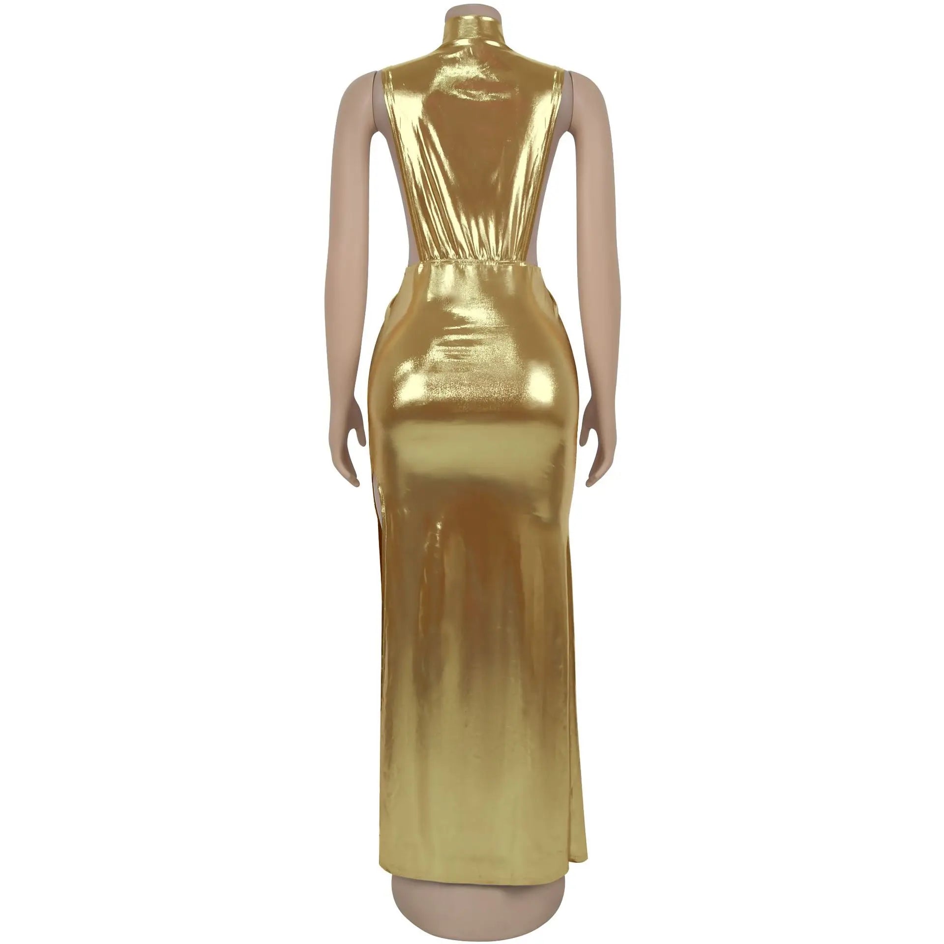 Womens Round neck Sexy Dresses Hollow out Long summer Evening Dresses 2025 Woman Clothes Elegant Party Dresses