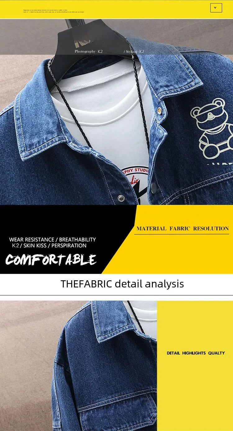 Men's Gradient Denim Jacket