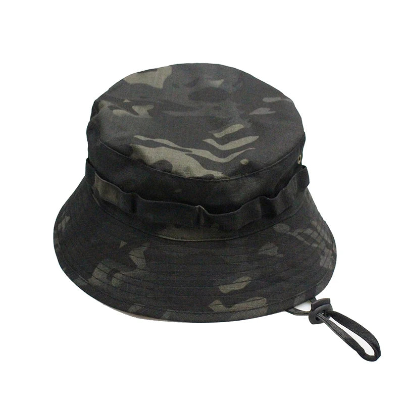 Bucket Tactical Sunscreen Camouflage Hat