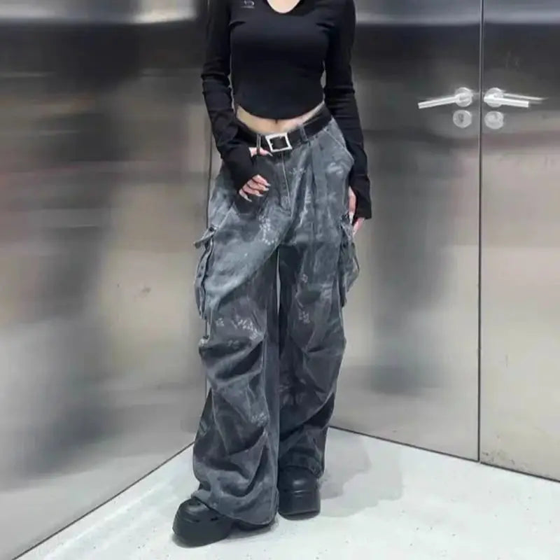 Pocket Jeans Cargo Pants