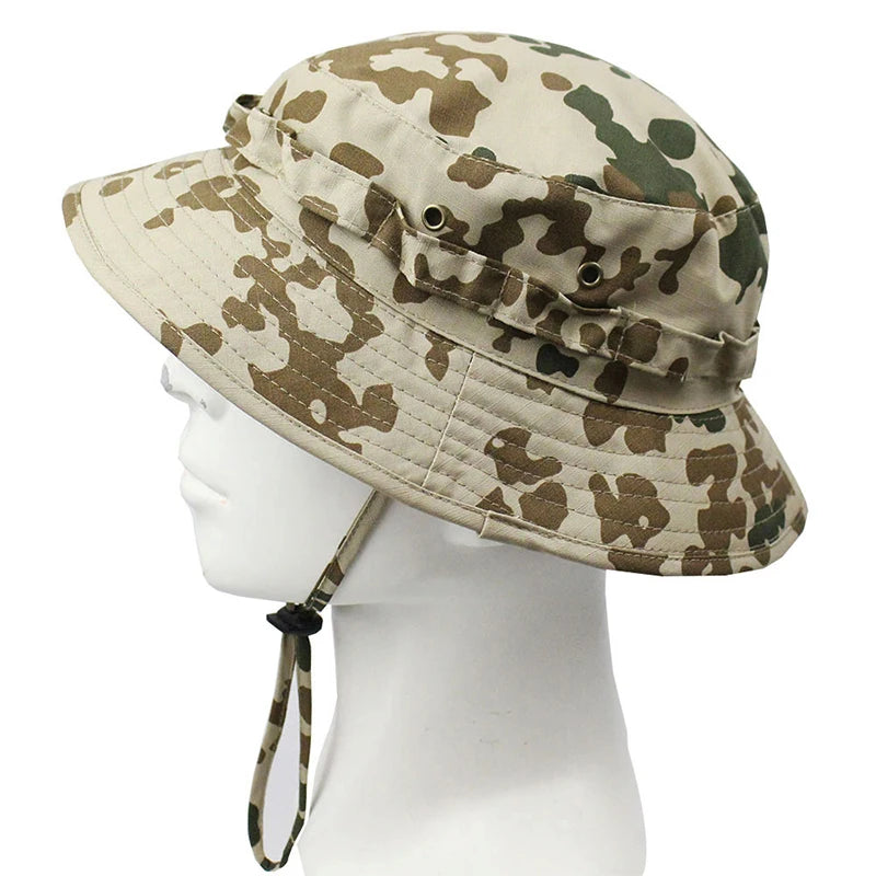 Bucket Tactical Sunscreen Camouflage Hat