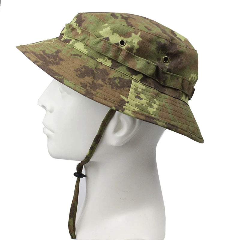Bucket Tactical Sunscreen Camouflage Hat