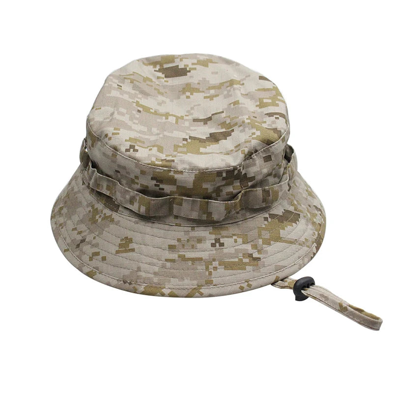 Bucket Tactical Sunscreen Camouflage Hat