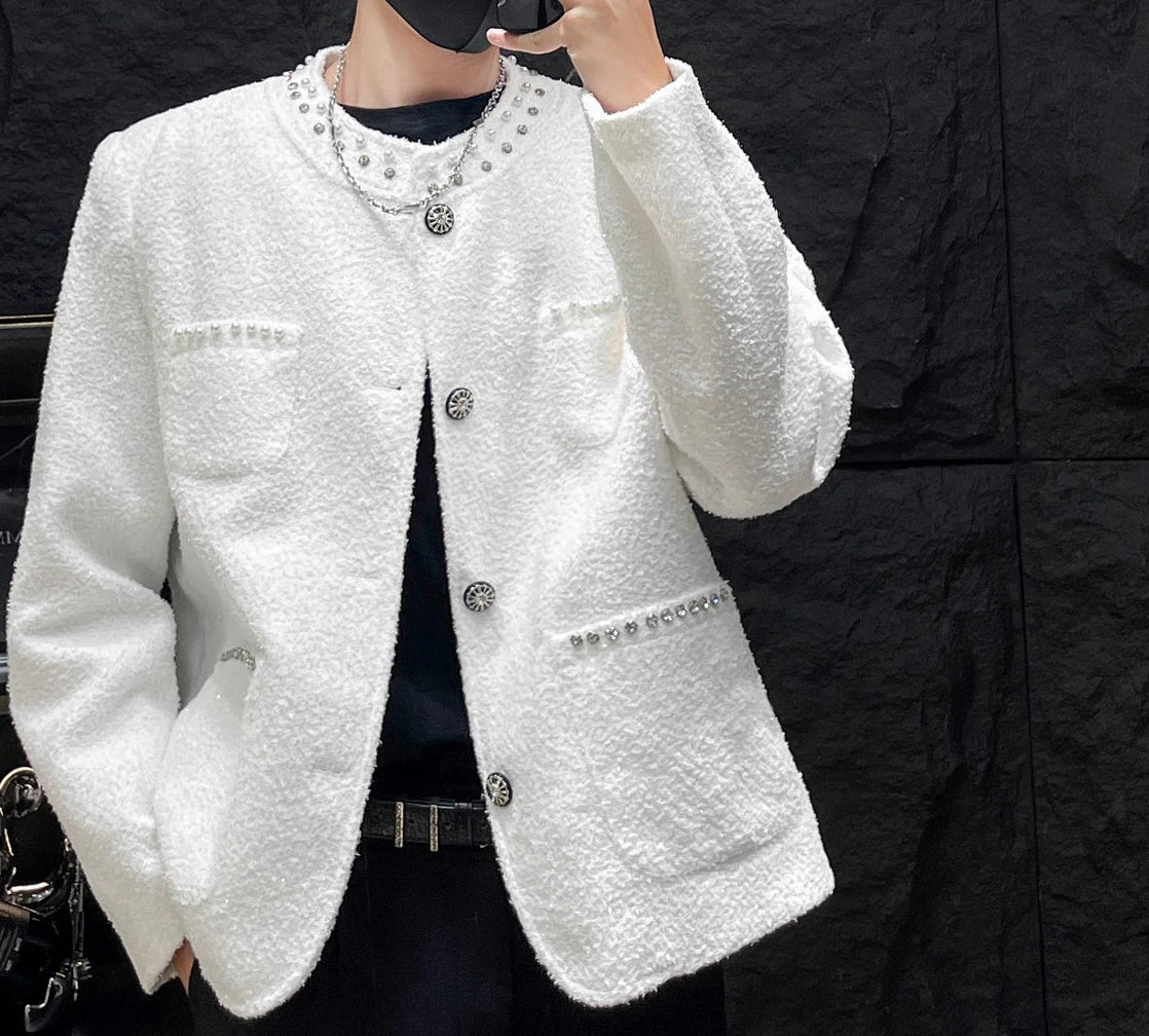 Round Neck Jackets High-End Luxury