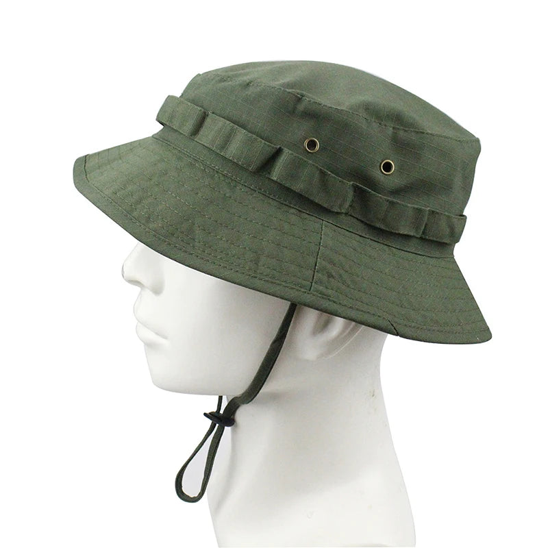Bucket Tactical Sunscreen Camouflage Hat