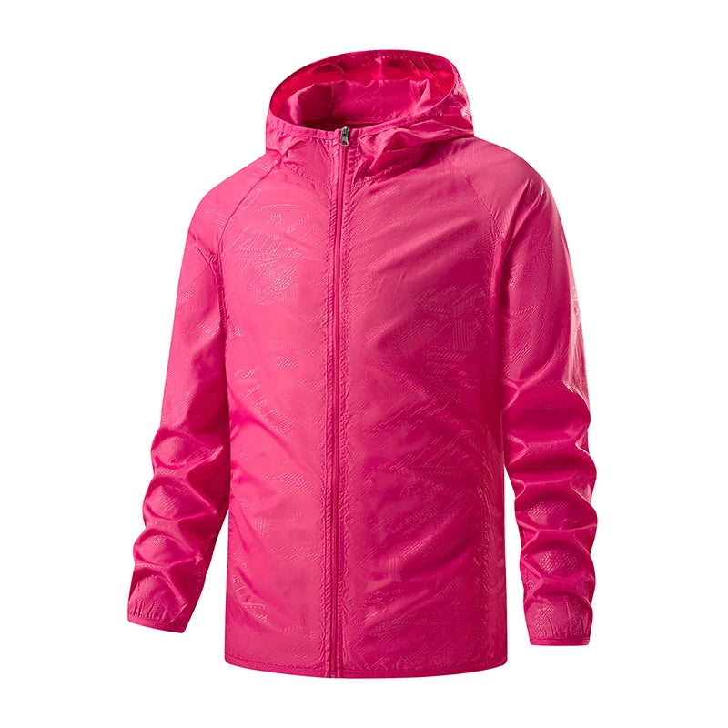 Waterproof Hiking Jackets for Men and Women Sun Protection, Windbreaker, Camping, Climbing,Rain