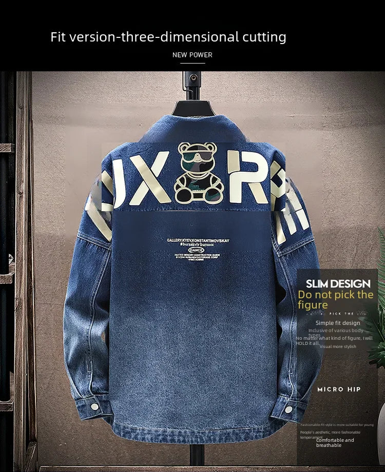 Men's Gradient Denim Jacket