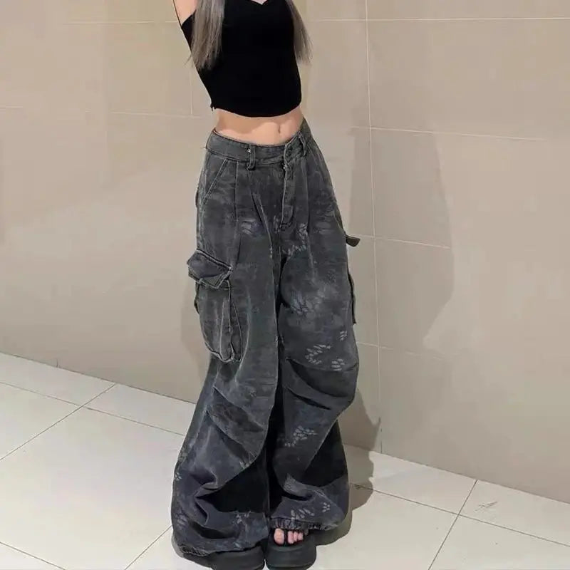 Pocket Jeans Cargo Pants