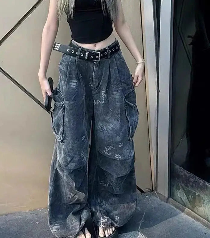 Pocket Jeans Cargo Pants