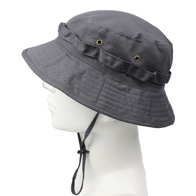 Bucket Tactical Sunscreen Camouflage Hat
