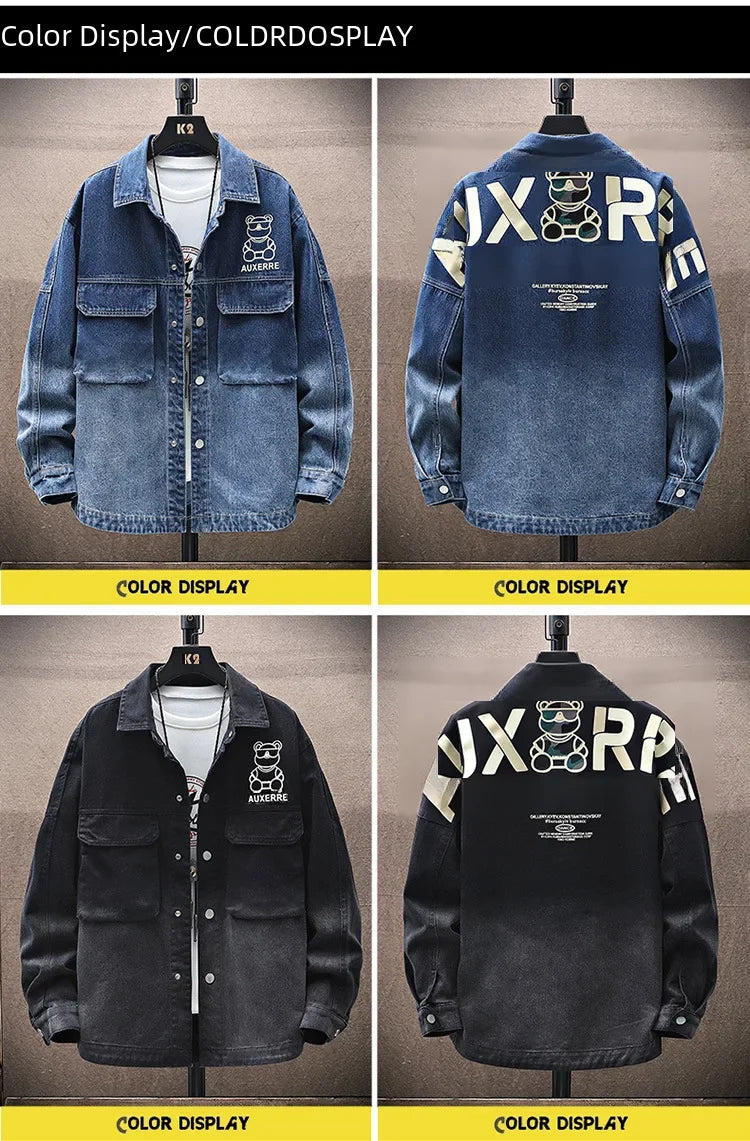Men's Gradient Denim Jacket