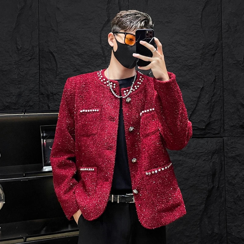 Round Neck Jackets High-End Luxury