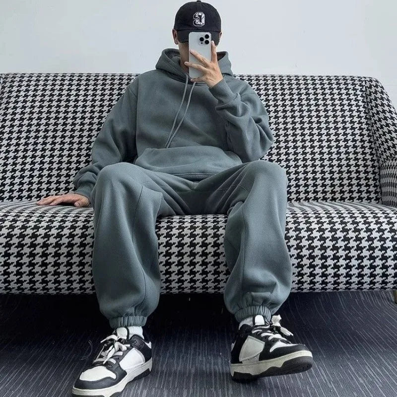 Thickened Sweatshirt Sports Suit