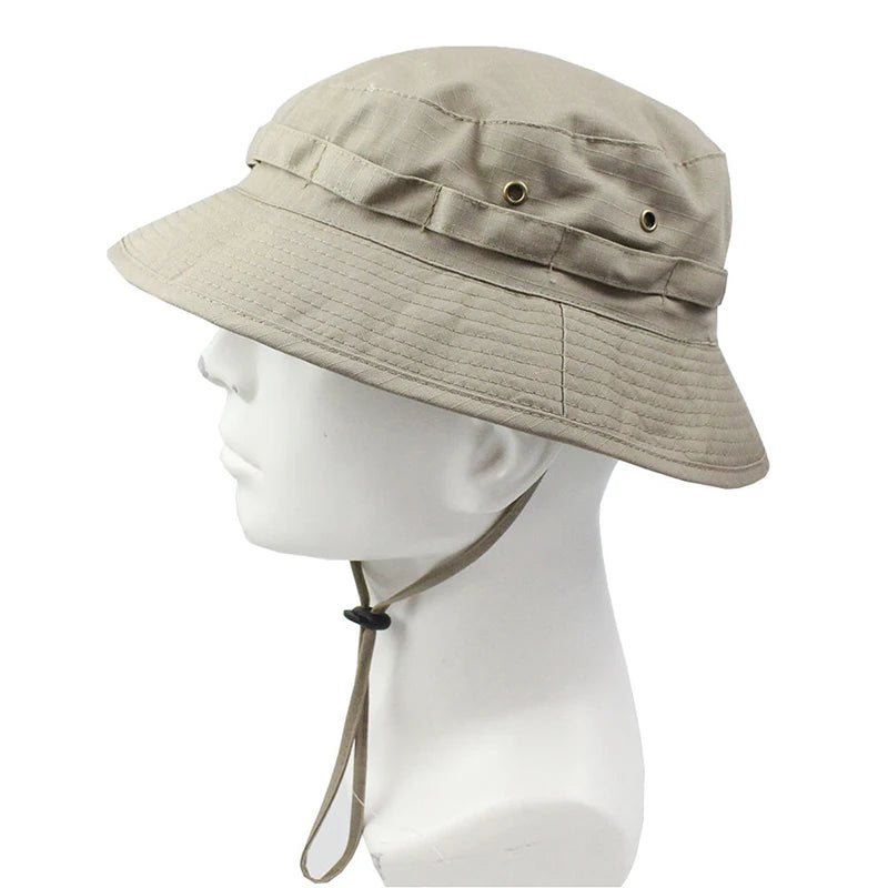 Bucket Tactical Sunscreen Camouflage Hat