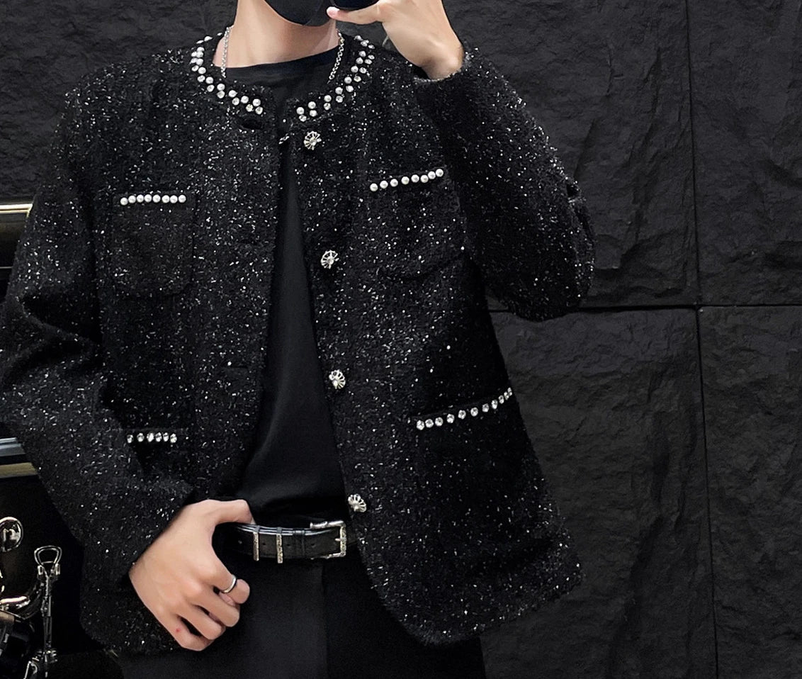 Round Neck Jackets High-End Luxury